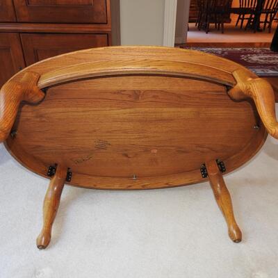 Oak Coffee Table and Oak End Table