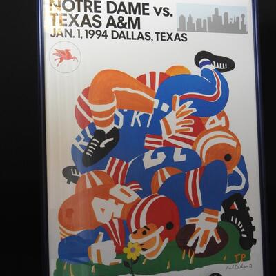 Mobil 58th Cotton Bowl poster