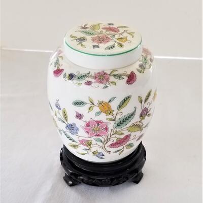 Lot #199 MINTON Ginger Jar on stand