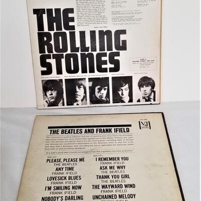 Lot #203   Beetles & Rolling Stones Album - vintage