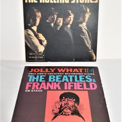Lot #203   Beetles & Rolling Stones Album - vintage