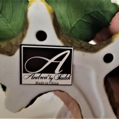 Lot #207  Two Porcelain Flower pieces - ANDREA and CAPODIMONTE