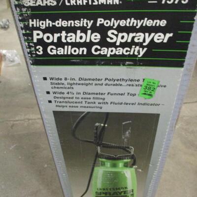 Polyethylene Portable Sprayer 3 Gallon