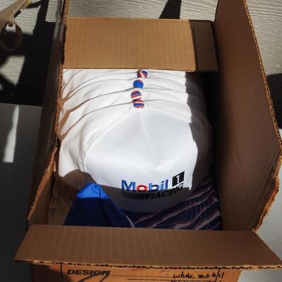 Box of Mobile Oil Memorabilia