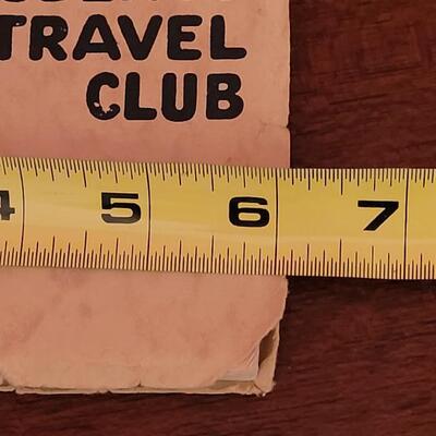 Lot 61: 1930's Students Travel Club Book and Vintage Folding Opera Glasses
