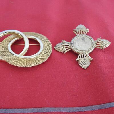 Pair of Brooches