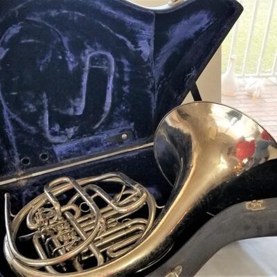 Lot #211   Frank Holton & Co. Professional Double French Horn in Case