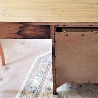 Lot #213  Vintage Student Desk with Chair - Henry Link furniture