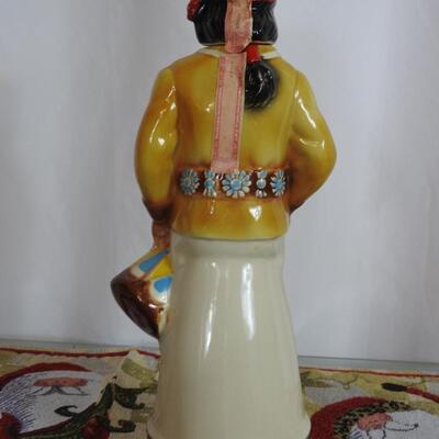 Ezra Brooks Hopi Kachina Drummer Decanter