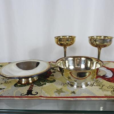 Silverplate Wine Cups & bowls