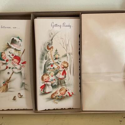 ST VINTAGE BOXED CHRISTMAS CARDS