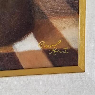 Lot #216  Original Acrylic on Canvas - Listed Artist - DAISIES