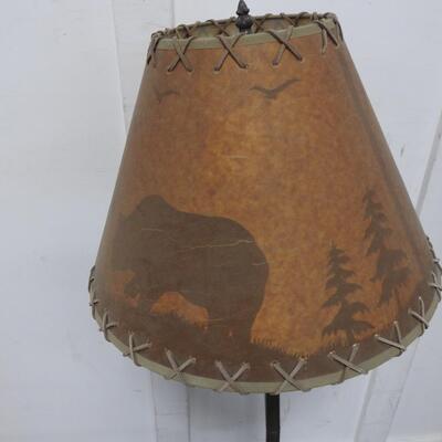 Brown Bear Lamp, Works, Slightly Bent
