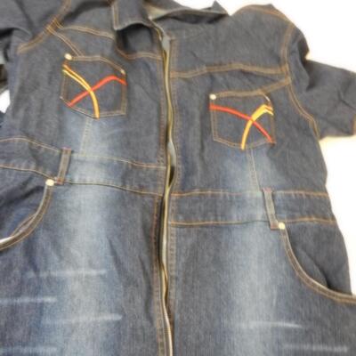 Womens Overalls, 2 Pairs of Pants, Tommy Hilfiger Shirt, Jean Jacket
