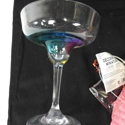 Plastic Wine Glasses, Dancing Hamsters 50th Birthday, Rainbow Decor, Party