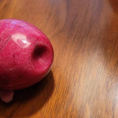 Lot 99: Red Marble Apple
