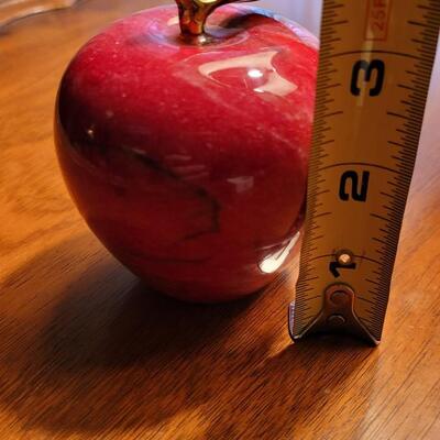 Lot 99: Red Marble Apple