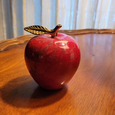 Lot 99: Red Marble Apple