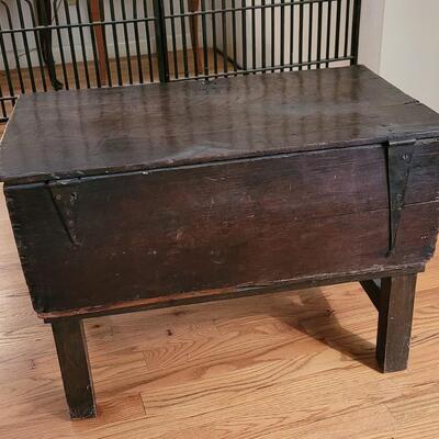 Lot 101: Antique Carved Spanish Small Chest