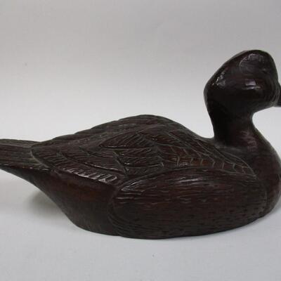 Red Mill Handcrafted Handmade Resin Duck Sculpture