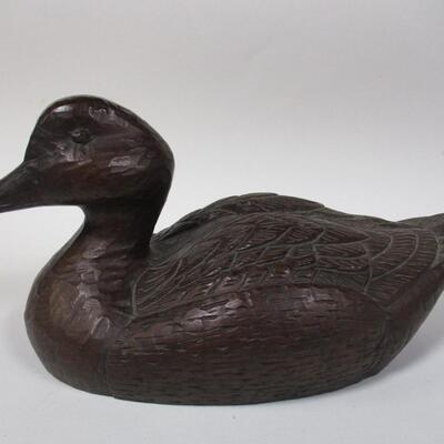 Red Mill Handcrafted Handmade Resin Duck Sculpture