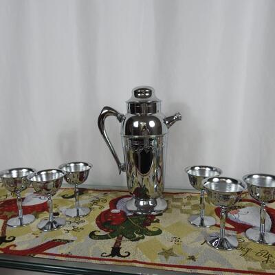 Vintage Chrome Shaker Set