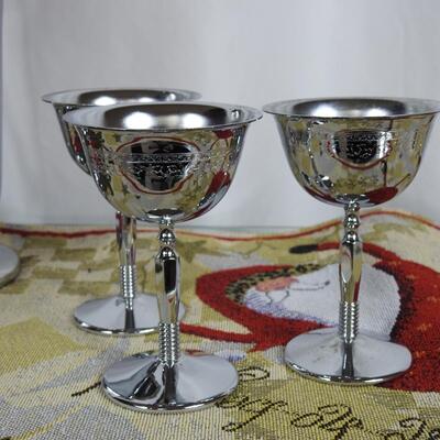 Vintage Chrome Shaker Set