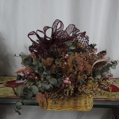 Trio of flower baskets