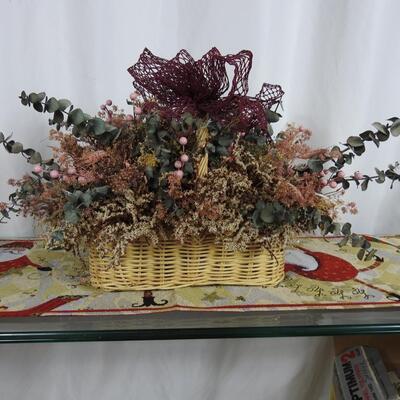 Trio of flower baskets