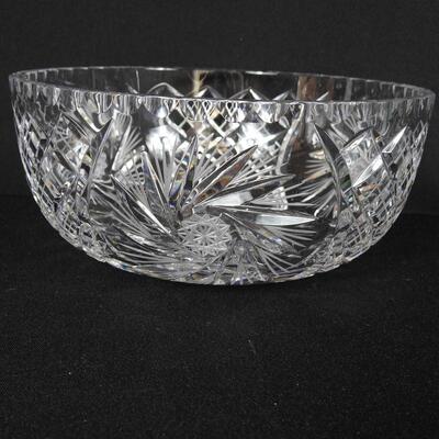 Crystal Czech Bowl