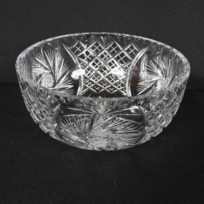 Crystal Czech Bowl