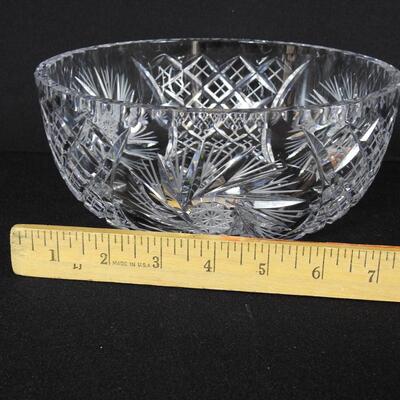 Crystal Czech Bowl