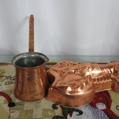 Grouping of Copper Jello Bowls
