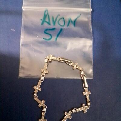 Vintage Avon Cross Bracelet