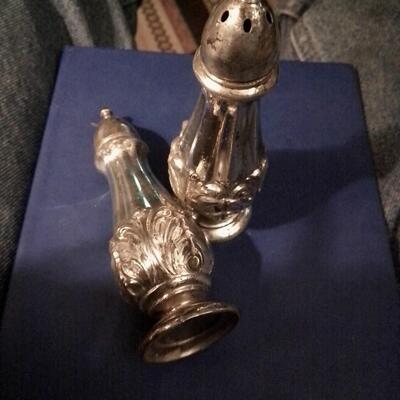 Vintage Weighted Silver S&P Shakers.