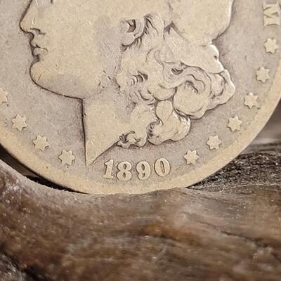 Lot 114: Antique 1890 Morgan Silver Dollar Coin