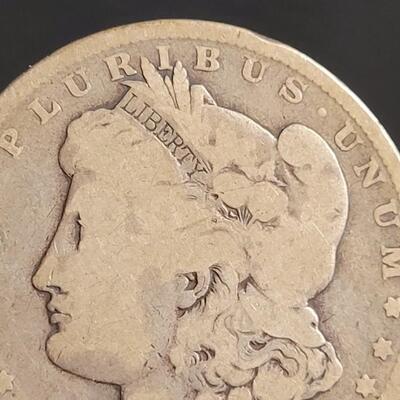 Lot 114: Antique 1890 Morgan Silver Dollar Coin