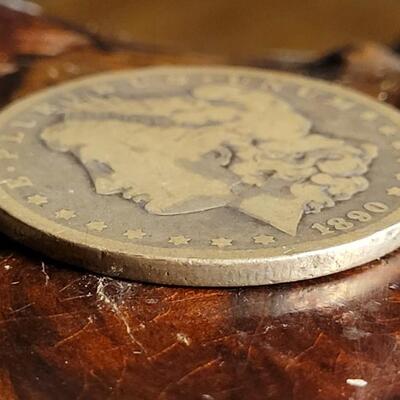 Lot 114: Antique 1890 Morgan Silver Dollar Coin
