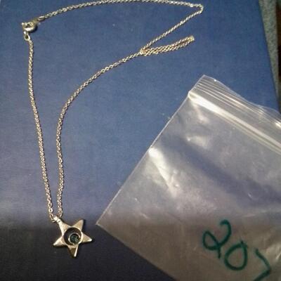 Silver Star Chain 20+ inches