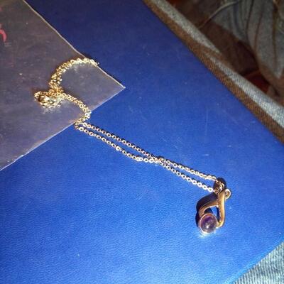 Silver & Amethyst Necklace