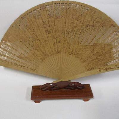 Asian Fan With Stand
