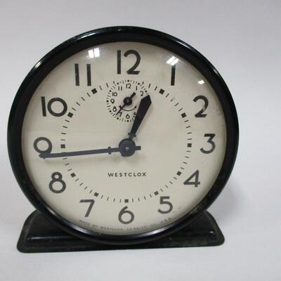 Vintage Westclox Working Wind Up Baby Ben Alarm Clock USA Made
