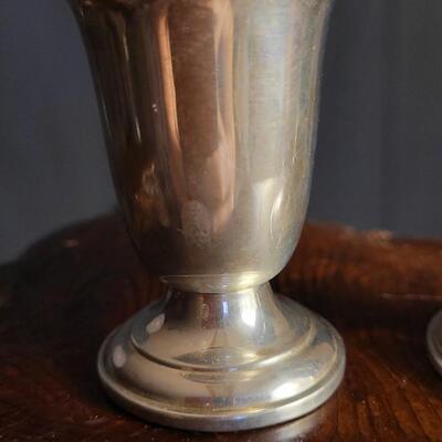 Lot 138: Vintage GORHAM Sterling Silver Salt and Pepper Shakers