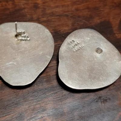 Lot 142: (2) TAXCO EARRINGS- Both have damage