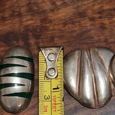 Lot 142: (2) TAXCO EARRINGS- Both have damage
