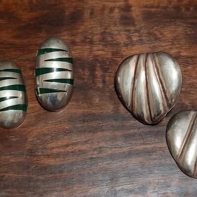 Lot 142: (2) TAXCO EARRINGS- Both have damage