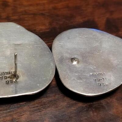 Lot 142: (2) TAXCO EARRINGS- Both have damage