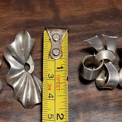Lot 144: Parisian Sterling Clip On Earrings (2)