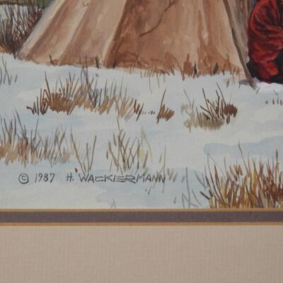 Hubert Wackermann Waterolor