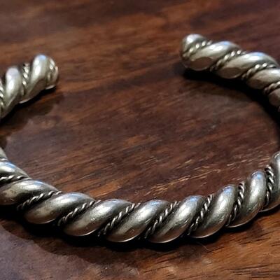 Lot 146: Old Pawn Navajo Cuff Bracelet